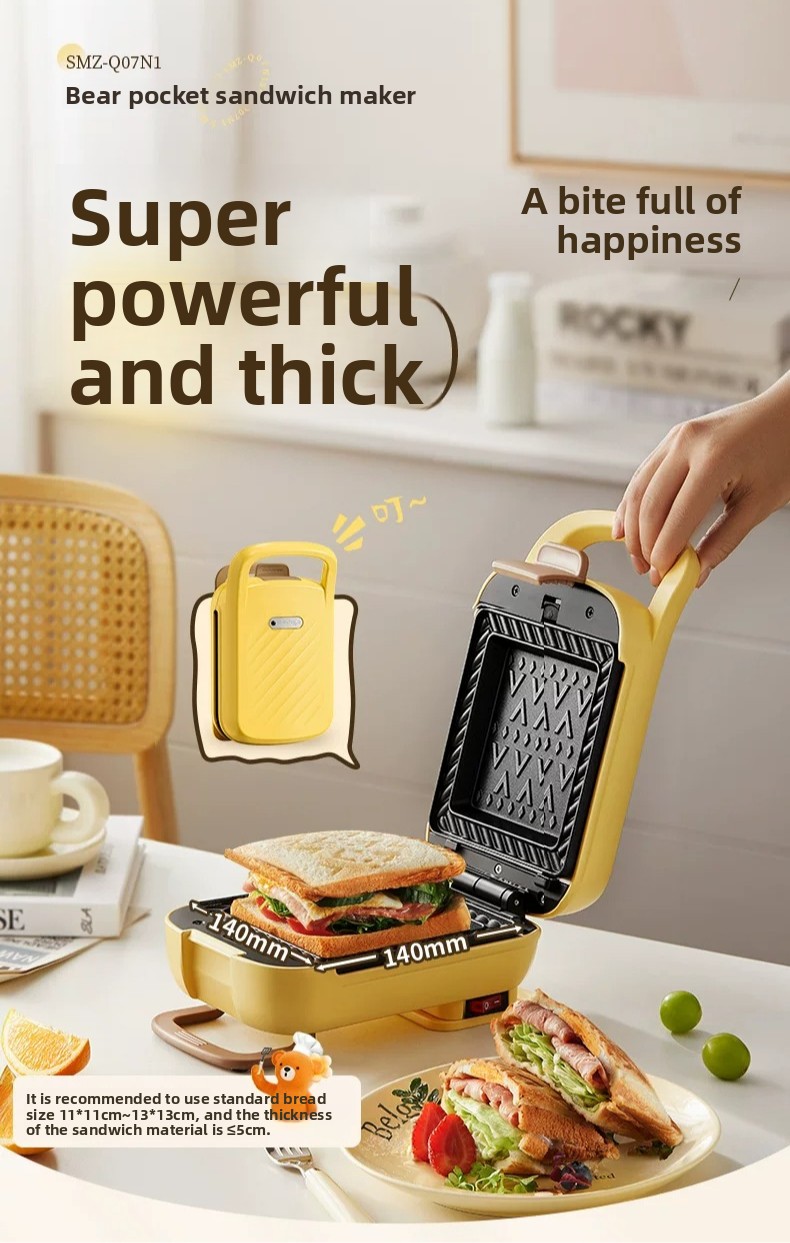 Bread Maker Machine - Machine à sandwich multifonctionnelle à pression