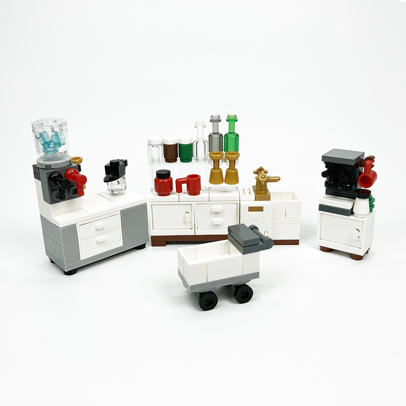Kitchen Appliances Cabinet - MOC décennie k Jouets créatifs, Appareils