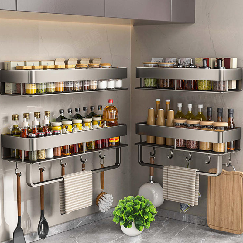 Kitchen Appliances Cabinet - Étagère de cuisine en aluminium, support