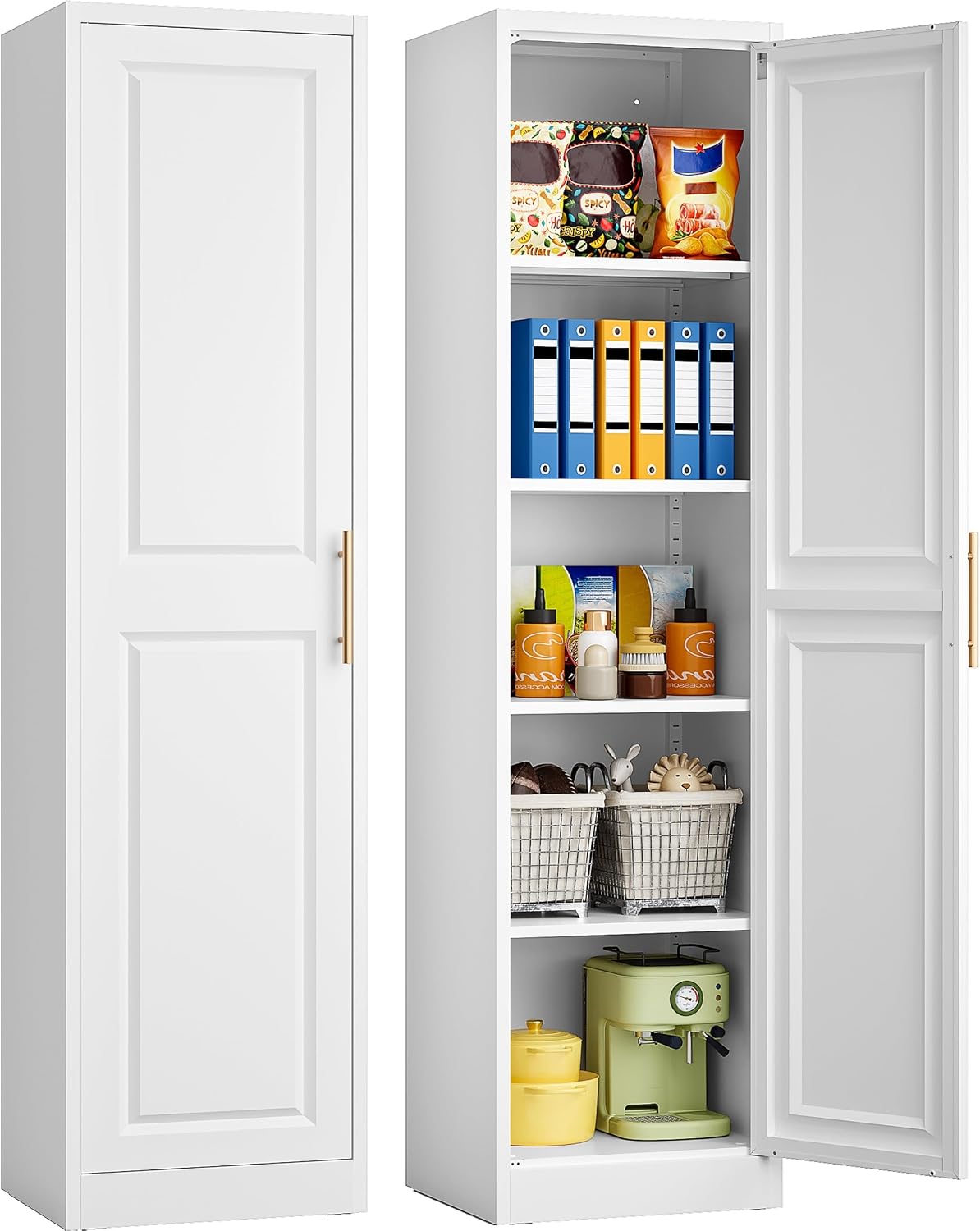 Kitchen Appliances Cabinet - Armoire de rangement étroite et haute