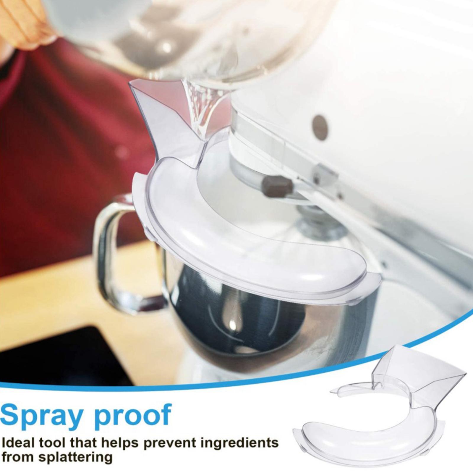 Stand Mixer Bowl - Bouclier anti-éclaboussures pour batteur sur socle,