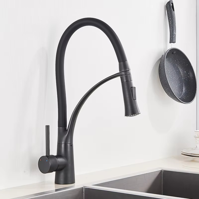 Robinet de cuisine noir extrac - Kitchen Appliances For Restaurant avis et prix