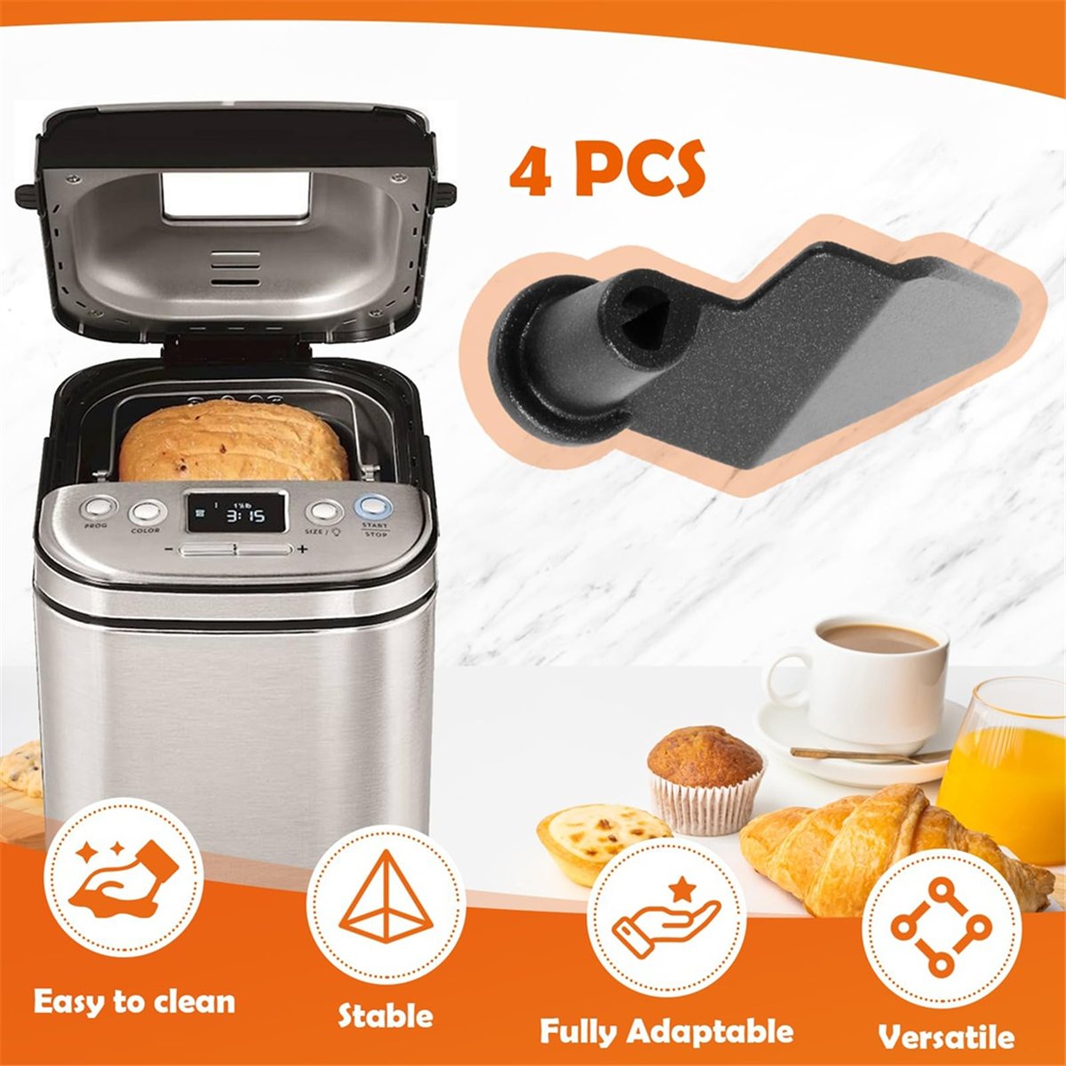 [N09RNew] 4 pièces Pales de pé - Bread Maker Machine avis et prix