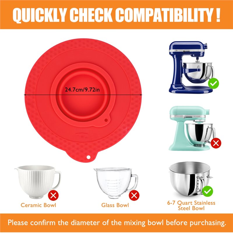 Couvercle de bol mélangeur en  - Stand Mixer Bowl avis et prix