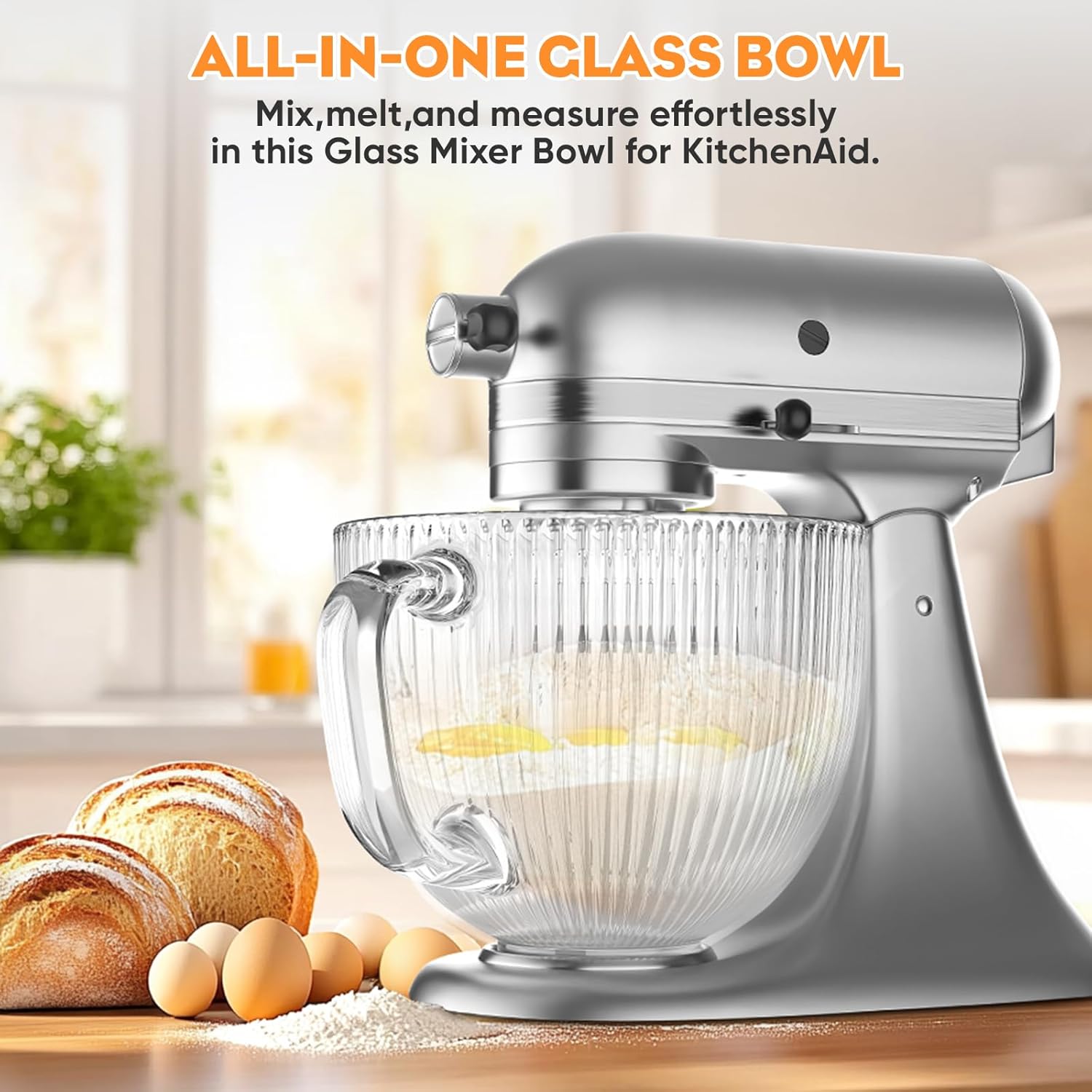 GVODE Bol en verre pour mélang - Stand Mixer Bowl avis et prix