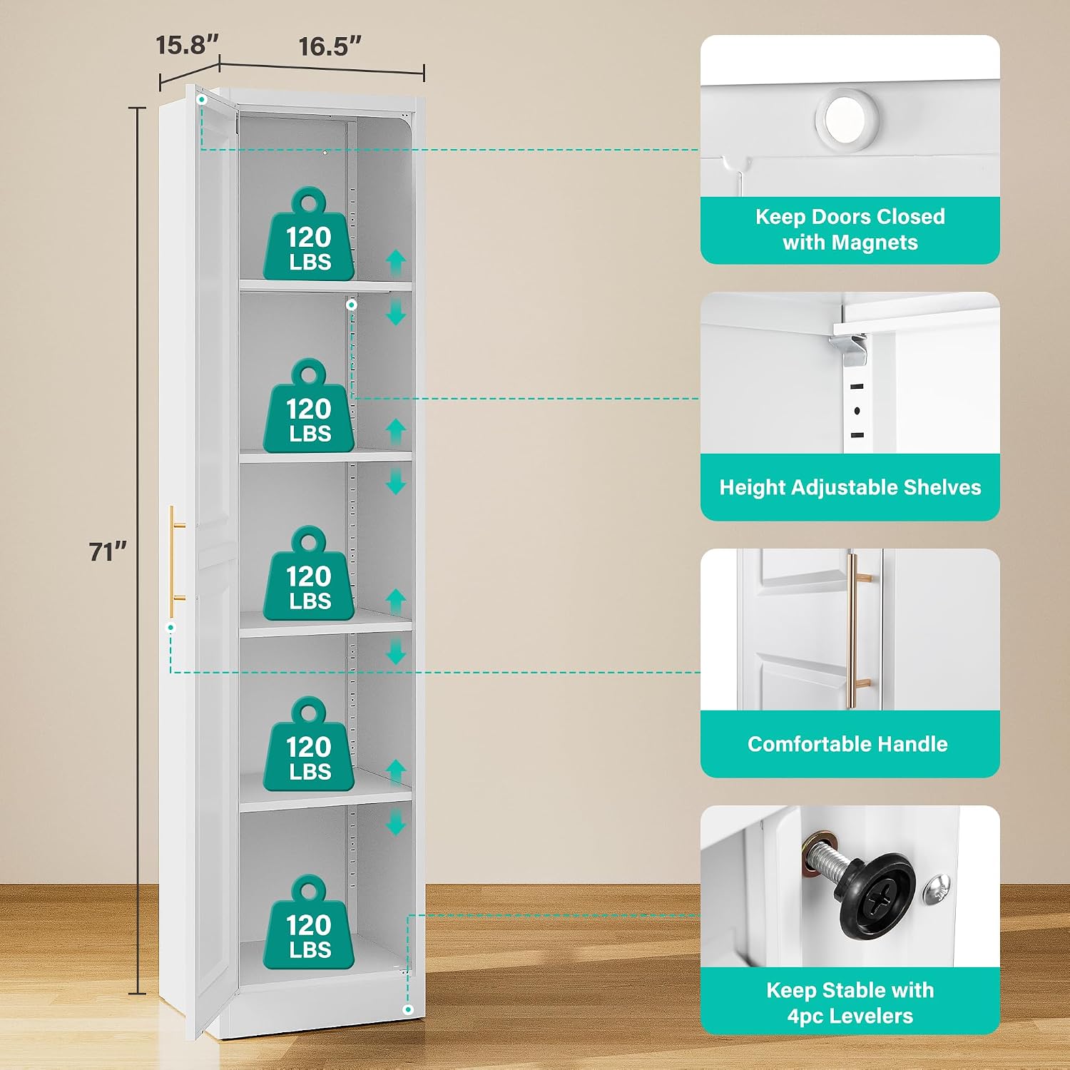 Armoire de rangement étroite e - Kitchen Appliances Cabinet avis et prix