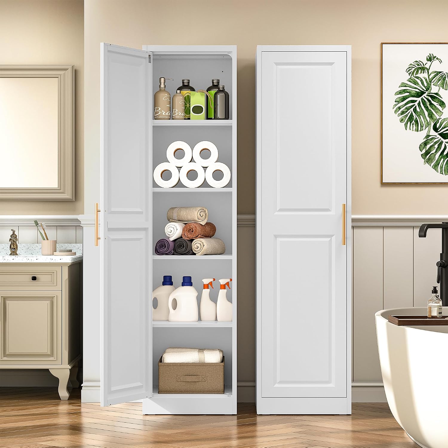 Armoire de rangement étroite e - Kitchen Appliances Cabinet avis et prix
