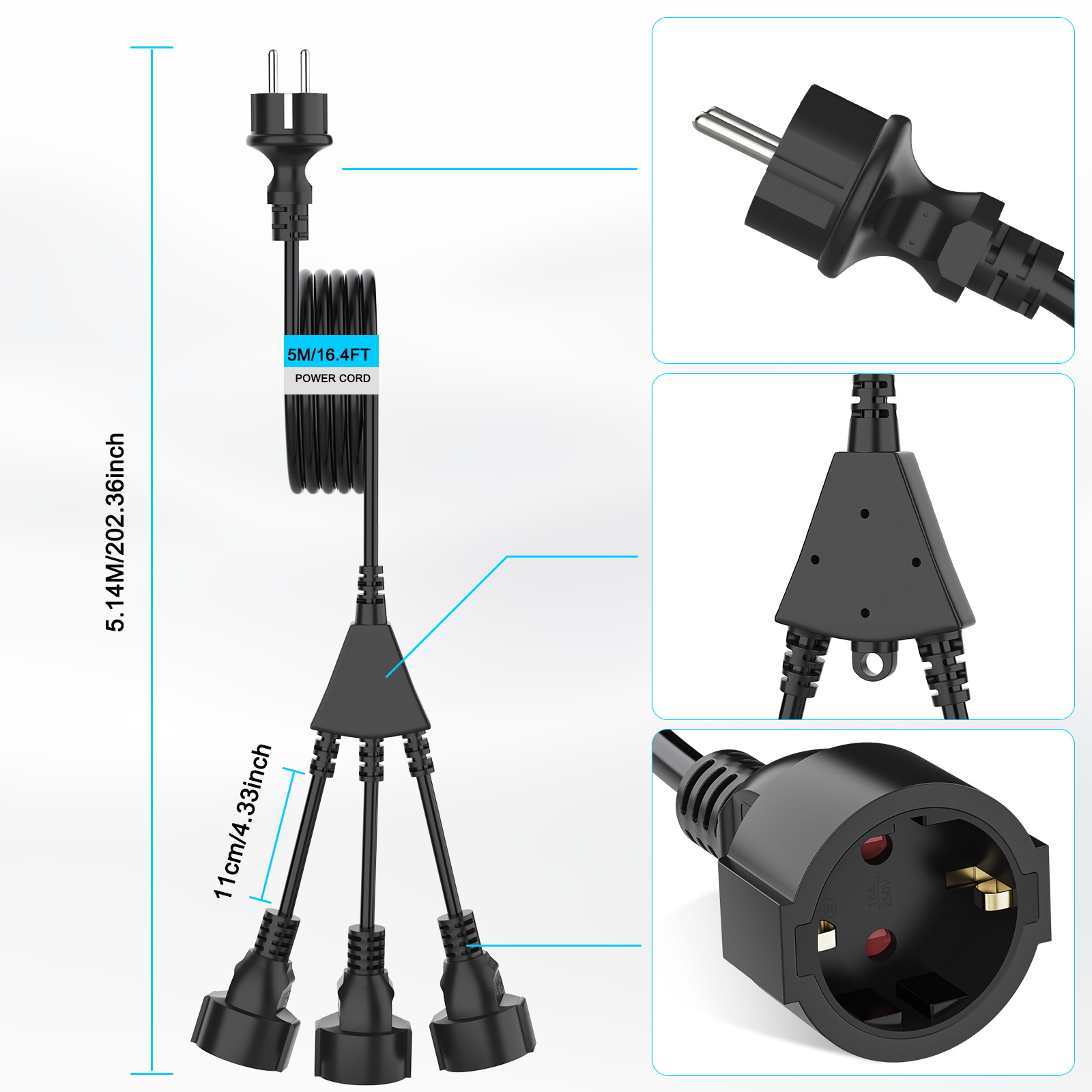 Multiprise étanche IP44 avec c - Kitchen Appliances Extension Cord avis et prix