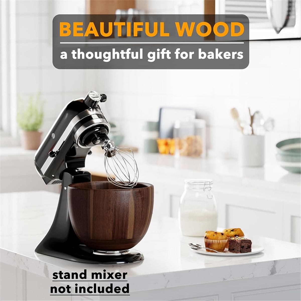 (A25M) Bol mélangeur en bois - - Stand Mixer Bowl avis et prix